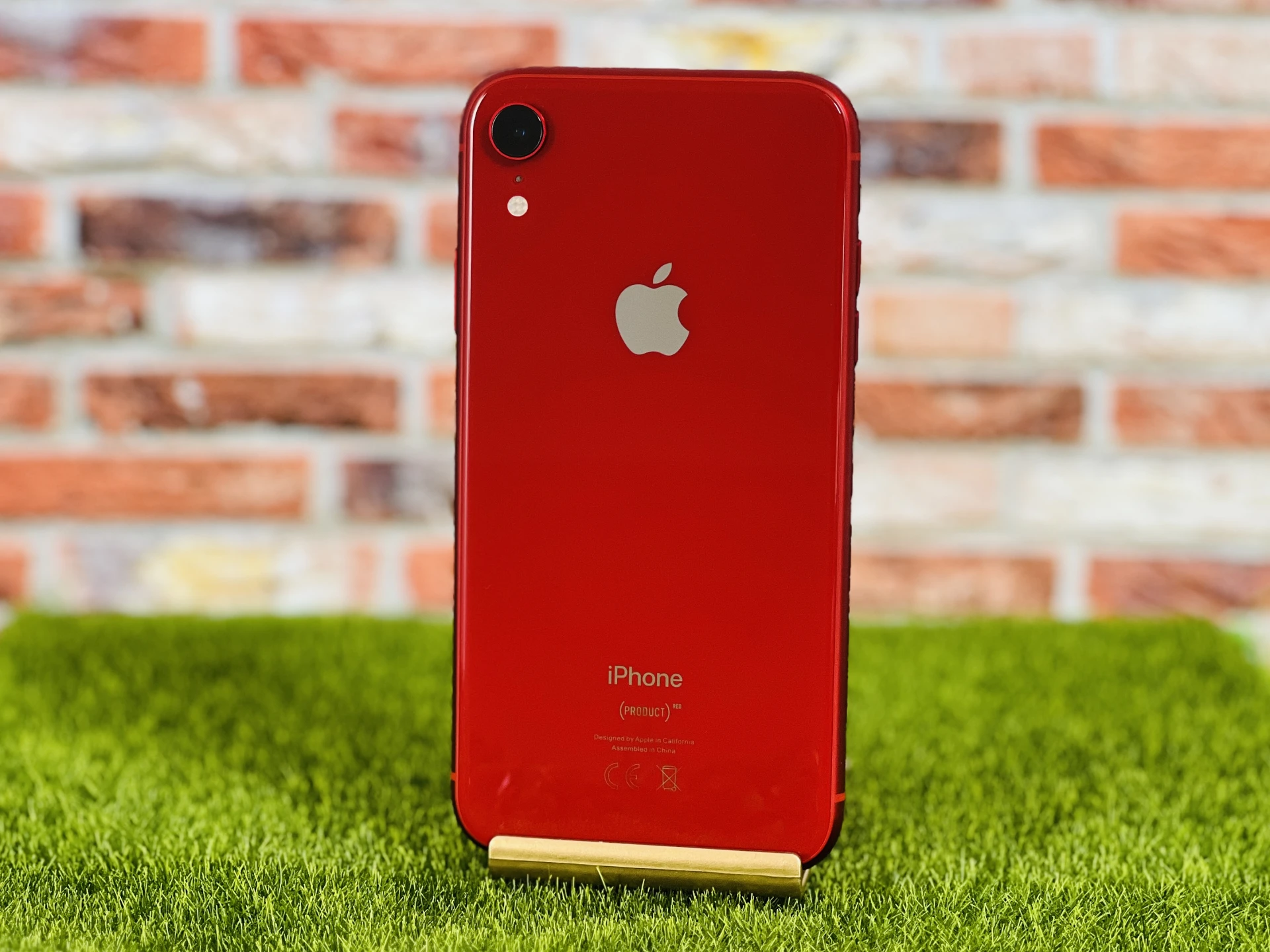 iPhone XR 64 GB PRODUCT RED - 3 HÓ GARANCIA felújított használt mobil webáruház