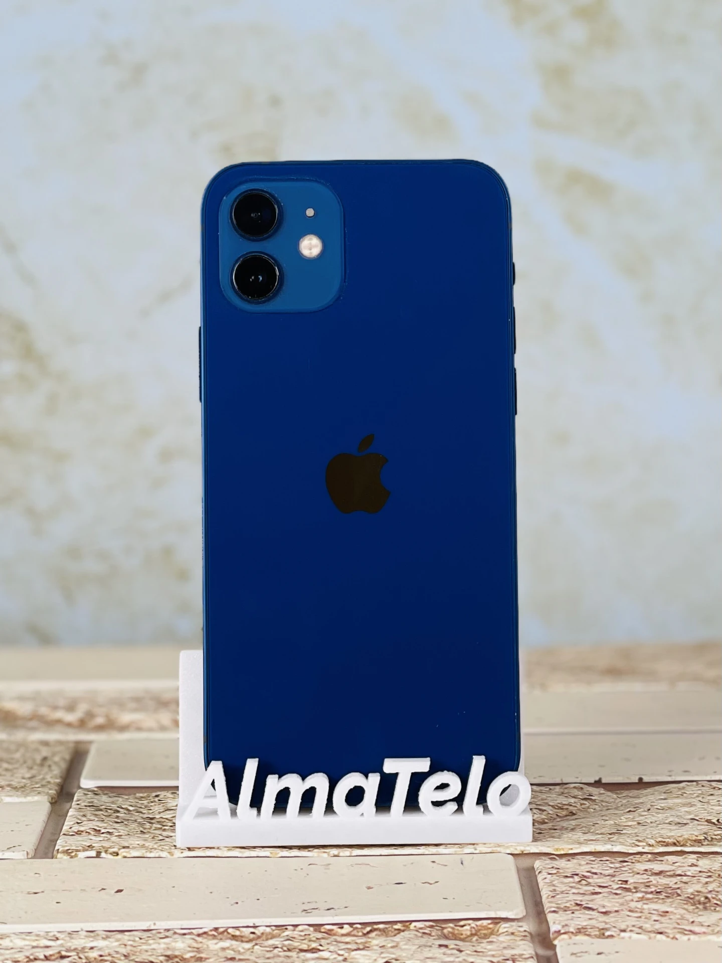 Apple iPhone 12 64 GB Blue - 100% Akku felújított használt mobil webáruház