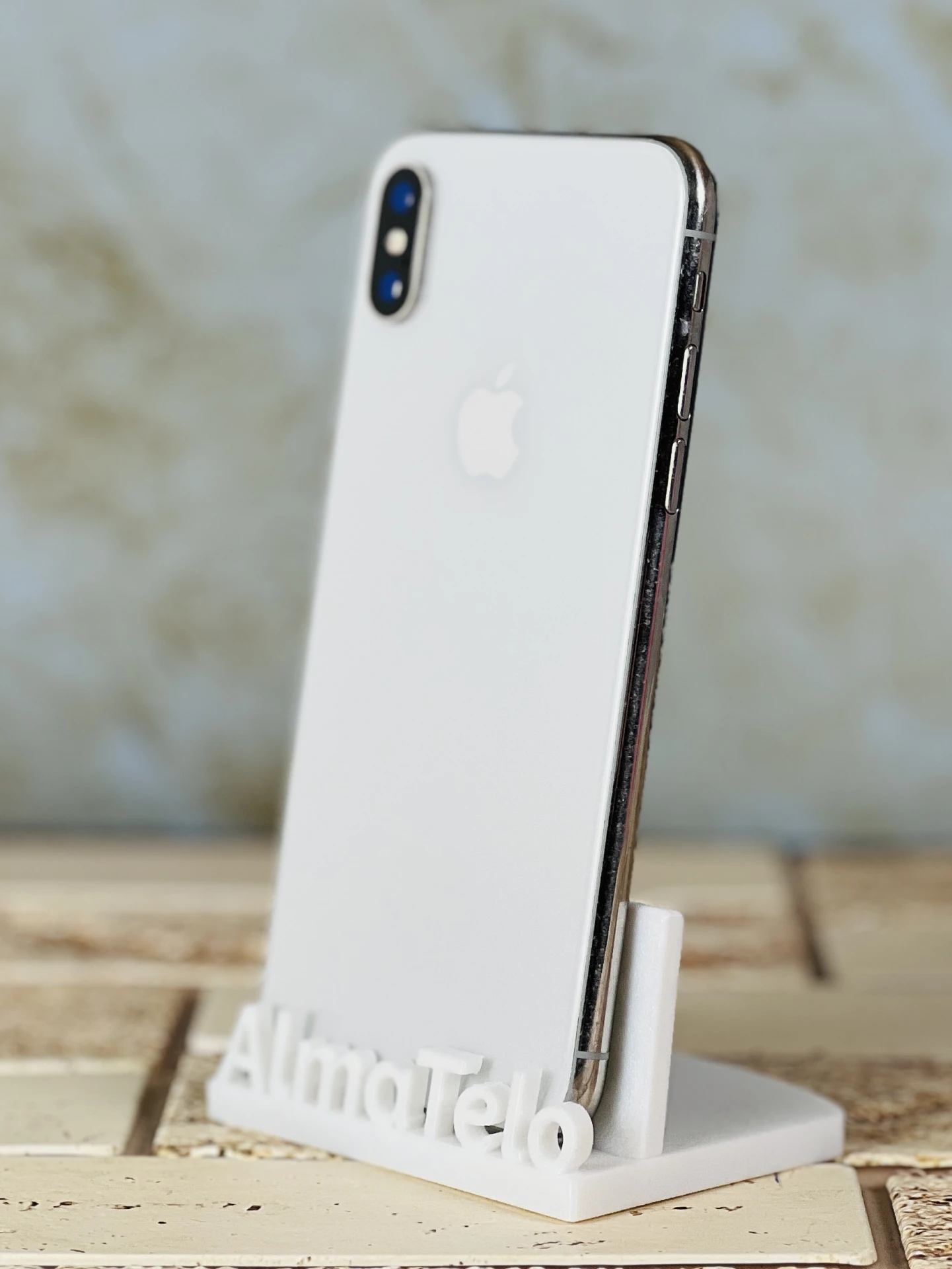 Apple iPhone X 64 GB Silver - 100% akku felújított használt mobil webáruház